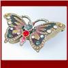 Image 1 : LARGE SWAROVSKI CRYSTALS JEWELED BUTTERFLY BOX