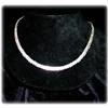 Image 2 : SOLID STERLING SILVER 22" BYZANTINE NECKLACE CHAIN