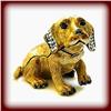 Image 1 : BEAGLE PUPPY DOG 24K GOLD CRYSTAL JEWELRY BOX NEW