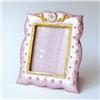 Image 1 : 24K GOLD BABY PINK SWAROVSKI CRYSTAL PHOTO FRAME