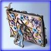 Image 2 : BIRD 3D PHOTO FRAME 24K GOLD SWAROVSKI CRYSTALS