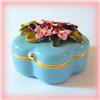 Image 1 : CAMELLIA 24K GOLD & SWAROVSKI CRYSTAL JEWELRY BOX