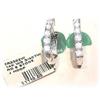 Image 1 : 14K GOLD DIAMOND .75 CTW HOOP EARRINGS  CARAT