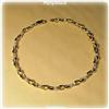 Image 1 : 14K YELLOW GOLD GENUINE DIAMOND BRACELET 7.25"