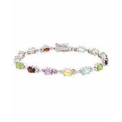 TOPAZ AMETHYST CITRINE PERIDOT GARNET BRACELET