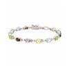 Image 1 : TOPAZ AMETHYST CITRINE PERIDOT GARNET BRACELET