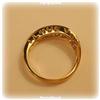 Image 1 : 10K YELLOW GOLD DIAMOND RING W/ I LOVE YOU CUT