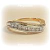 Image 2 : 10K YELLOW GOLD DIAMOND RING W/ I LOVE YOU CUT