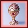 Image 1 : 24K GOLD SWAROVSKI CRYSTALS JEWELRY EGG CLOCK BOX