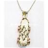 Image 1 : 5G 14K SOLID GOLD SKATEBOARD 18 INCH NECKLACE NEW