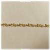 Image 2 : SOLID 10K GOLD GENUINE DIAMOND BRACELET 7" 4mm