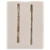 Image 2 : SOLID 14K WHITE GOLD DANGLING EARRINGS DANGLE 2"