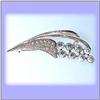 Image 1 : VINTAGE PIN BROOCH 24K GOLD & SWAROVSKI CRYSTALS