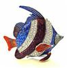 Image 2 : BLUE FISH JEWELRY TRINKET BOX 24K GOLD & CRYSTALS