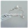 Image 1 : 1/2 CARAT .5 GENUINE DIAMOND EARRINGS 14K GOLD