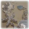 Image 2 : 100% STERLING SILVER STARFISH BRACELET HSN QVC CHARM