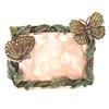 Image 2 : BUTTERFLY ART DECO 24K GOLD CRYSTALS 3 X 4 PHOTO
