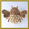 Image 1 : BUMBLE BEE PIN BROOCH 24K GOLD SWAROVSKI CRYSTALS