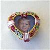 Image 1 : 24K GOLD HEART SHAPED PHOTO BOX SWAROVSKI CRYSTAL