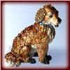 Image 1 : NEW CRYSTAL DOG PUPPY 24K GOLD COCKER SPANIEL BOX