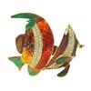 Image 1 : FISH JEWELRY TRINKET BOX GOLD SWAROVSKI CRYSTALS