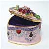 Image 1 : 24K GOLD SWAROVSKI CRYSTALS JEWELRY HEART BOX
