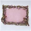 Image 2 : LOVE BIRD 3 X 5 FRAME 24K GOLD AUSTRIAN CRYSTAL 3