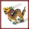 Image 1 : SWAROVSKI CRYSTALS & 24K GOLD CHINESE DRAGON BOX!