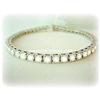 Image 1 : 18K WHITE GOLD 9 CTW DIAMOND TENNIS BRACELET 8