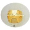 Image 1 : SOLID 14K SOLID YELLOW GOLD BIG POLISHED RING 9G