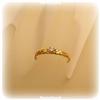 Image 2 : GENUINE DIAMOND SOLITAIRE RING SIZE 5 10K GOLD