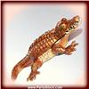 Image 1 : 24K GOLD CRYSTAL BOX CROCODILE ALLIGATOR BOYS