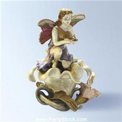 IRIS FAIRY BOX GOLD SWAROVSKI CRYSTAL JEWELRY NEW