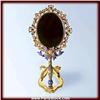 Image 1 : 24K GOLD SWAROVSKI CRYSTAL MIRROR ON STAND  D-105