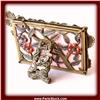 Image 2 : 3-D! 5x7 Photo Frame Swarovski Crystals Picture