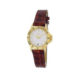 Le Chateau Women's Watch Seiko Leather Date Roman