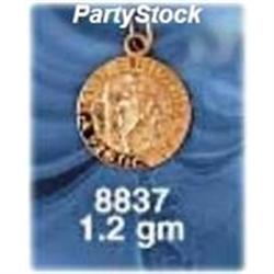 Solid 14K Gold St.Christopher Charm Pendant 1.3g