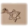 Image 1 : 14K GOLD DIAMOND STAR DAVID CHARM PENDANT