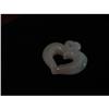 Image 2 : 14K GOLD GENUINE JADE HEART PENDANT 17" NECKLACE