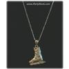 Image 3 : 14K GOLD HOCKEY ROLLER SKATE PENDANT NECKLACE