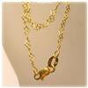 Image 1 : SOLID 14K GOLD 18" HEARTS LINK NECKLACE CHAIN