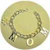 Image 1 : STERLING SILVER MOM CHARM BRACELET QVC HSN 7"