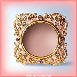 24K GOLD SWAROVSKI CRYSTAL PHOTO FRAME 1.5