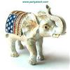 Image 1 : PATRIOTIC ELEPHANT USA 24K GOLD CRYSTAL PARTY BOX