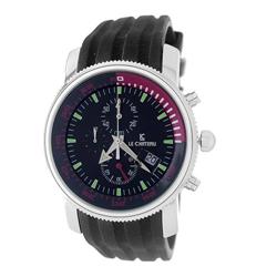 Le Chateau Men's Sports "Competencia" Chronograph Watch W/Date -7025mchr