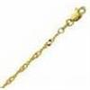 Image 1 : SOLID 14K GOLD 18" CHAIN 3G NECKLACE SINGAPORE GRA