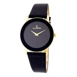 Le Chateau Men's Watch "Slim" W/Gold Case-5094m