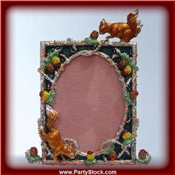 24K GOLD SWAROVSKI CRYSTAL PHOTO FRAME 3 X 2