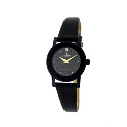 Le Chateau Women's Watch "Slim" W/Gun Case & Genuine Diamond-5094l