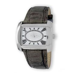 Le Chateau, Men's Leather  "Extravagant" W/Textured Dial -*14006m